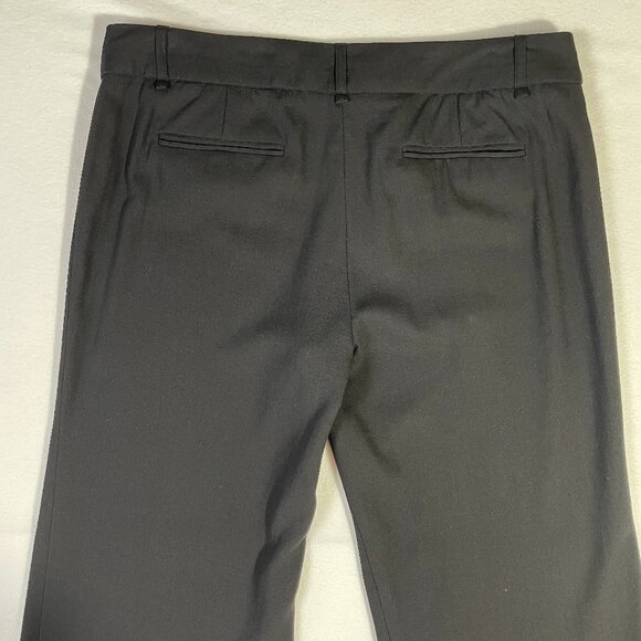 BCBG Christine Wide Leg Trousers Size 10 Black Wool Blend Lightweight Flowy - Picture 4 of 16